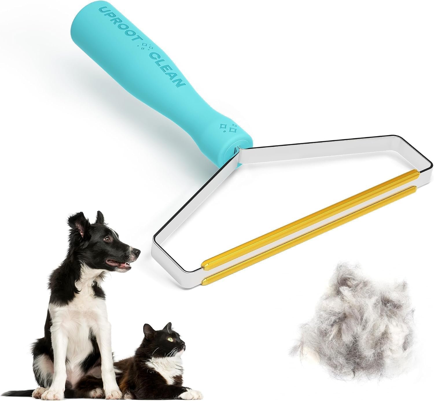Uproot Clean Pro Pet Hair Removal Tool – Multi-Fabric Edge, Carpet Rake