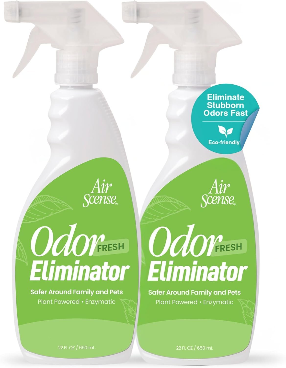 Air Scense Odor Eliminator Spray for Home, Fabrics & Pet Odors, 2 Pack