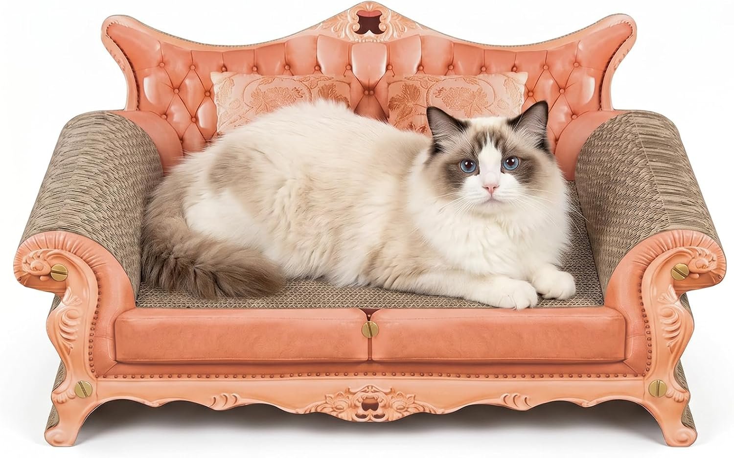 Cat Couch Scratcher, Long Lasting Scartching Pads for Indoor Cats