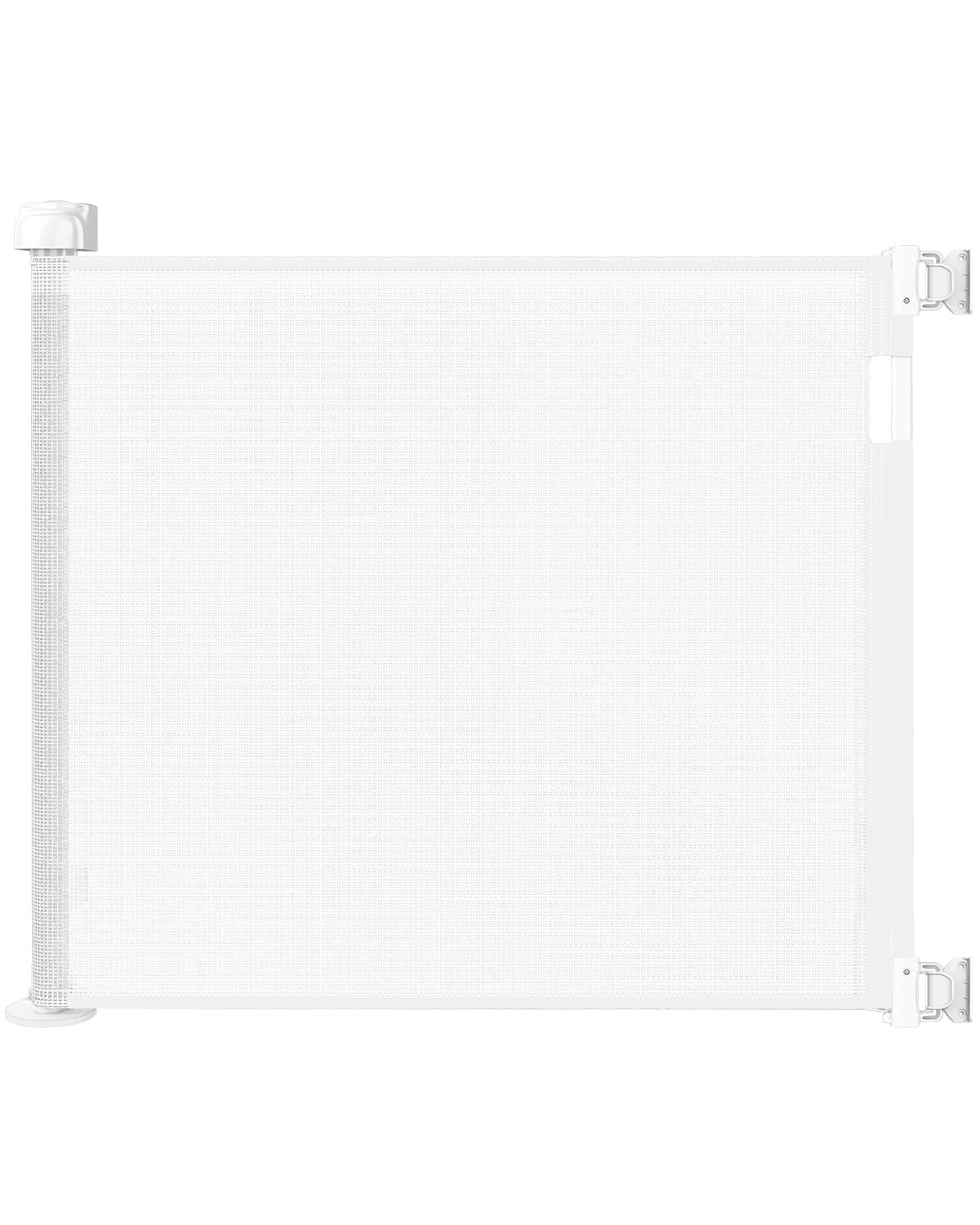 33″ H Retractable Baby&Dog Gate, Fits up to 55″ W, Hardware Mounted