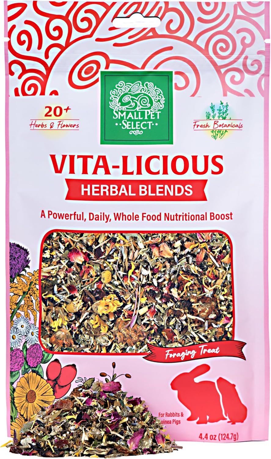 Small Pet Select Vita-Licious Herbal Treat for Rabbits, 4.4 oz
