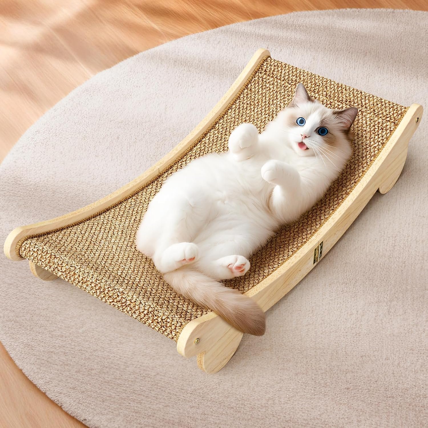 Extra Large 31.5″ Cat Scratcher Bed – Sisal-Style Lounge for Indoor Cats