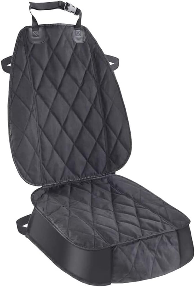AsFrost Dog Seat Cover Cars Trucks SUVs, Thick 600D Waterproof Pet Car Seat Cover Dog, Heavy Duty & Wear-Resistant Durable Nonslip Backing with Side Flaps, Scratchproof Dog Front Seat Cover