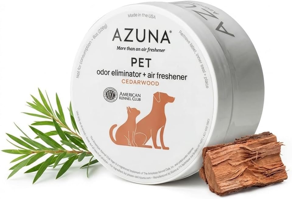 Azuna Pet Odor Eliminator for Strong Odor Gel | Child & Pet Safe | 8oz Pod