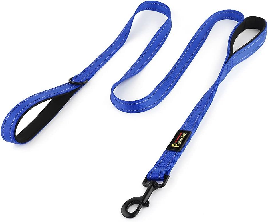 Plutus Pet Double Handle Dog Leash, 6 FT Long, for Medium Large Dogs