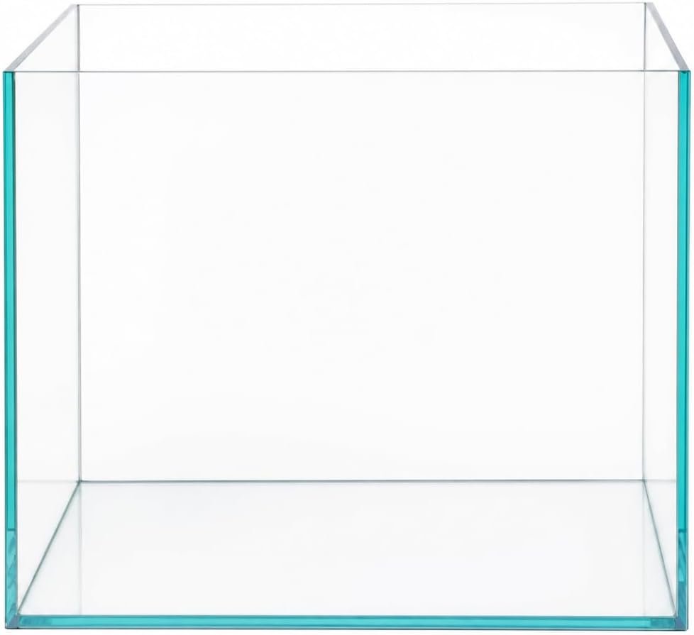 Rimless Low-Iron Glass Aquarium, 7.1 Gal, 11.8 × 11.8 × 11.8 in