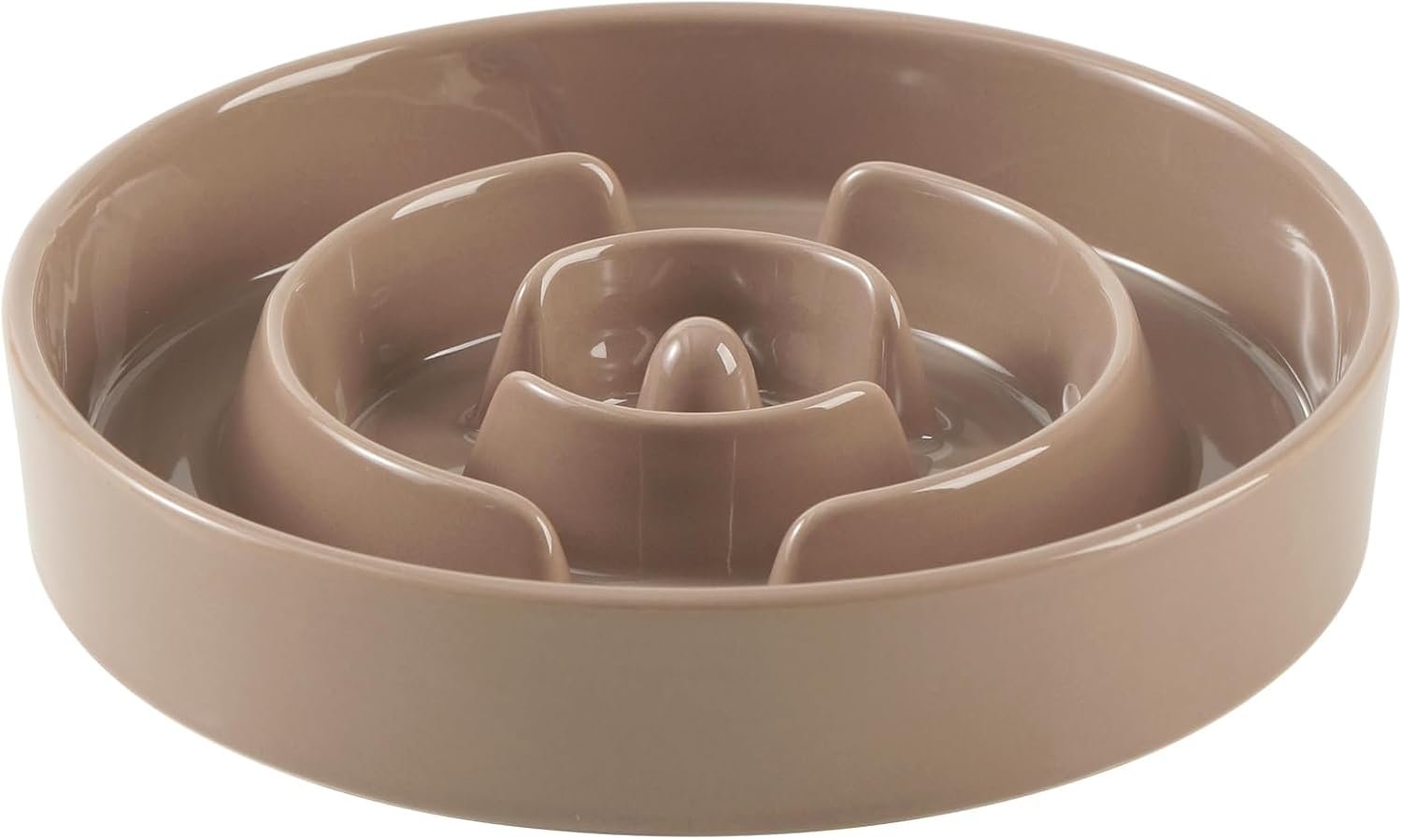 Havniva Ceramic Slow Feeder Dog Bowls, 8.3 in Slow Feeder for Medium Breed
