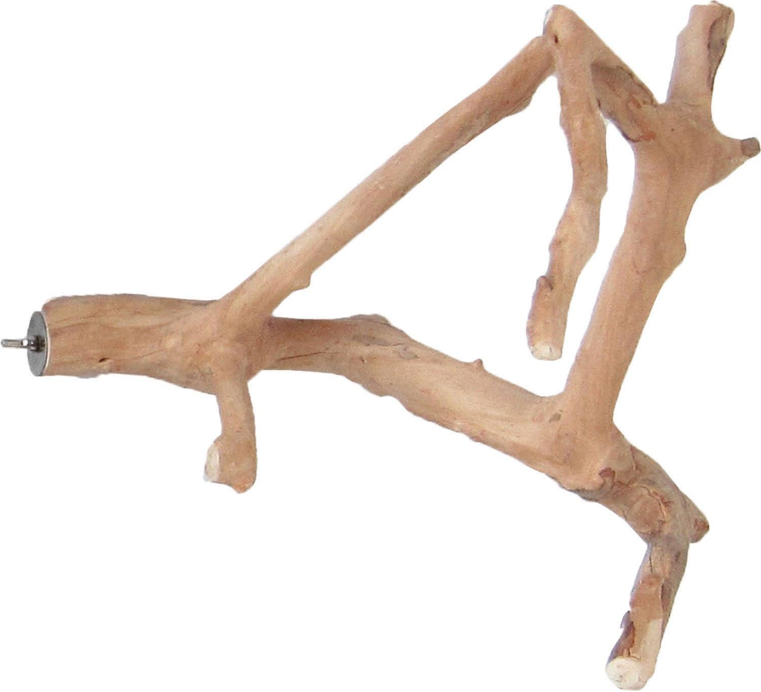 A&E Cage Co. Java Wood Multi Branch Perch – Small – 16 in. x 1.2 in.