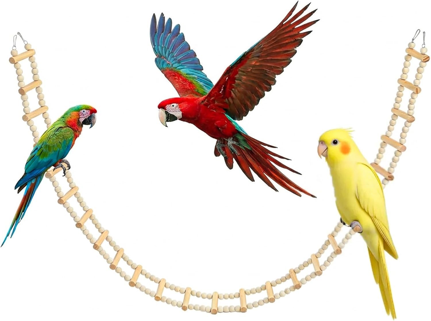 28 Steps 61.8 x 3.14 Inch Bird Ladder Bridge