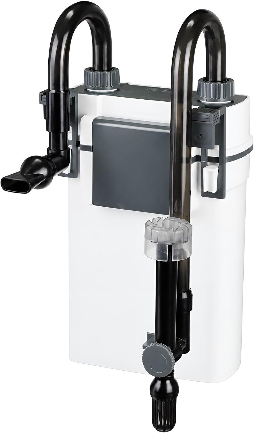 Aquarium Filter, Hang On Back Aquarium Filter for 10-40 Gallon Fish Tank, 3-Stage Canister Filter with Surface Skimmer Spray Bar, Quiet External Filter for Freshwater Aquariums & Turtle Tanks