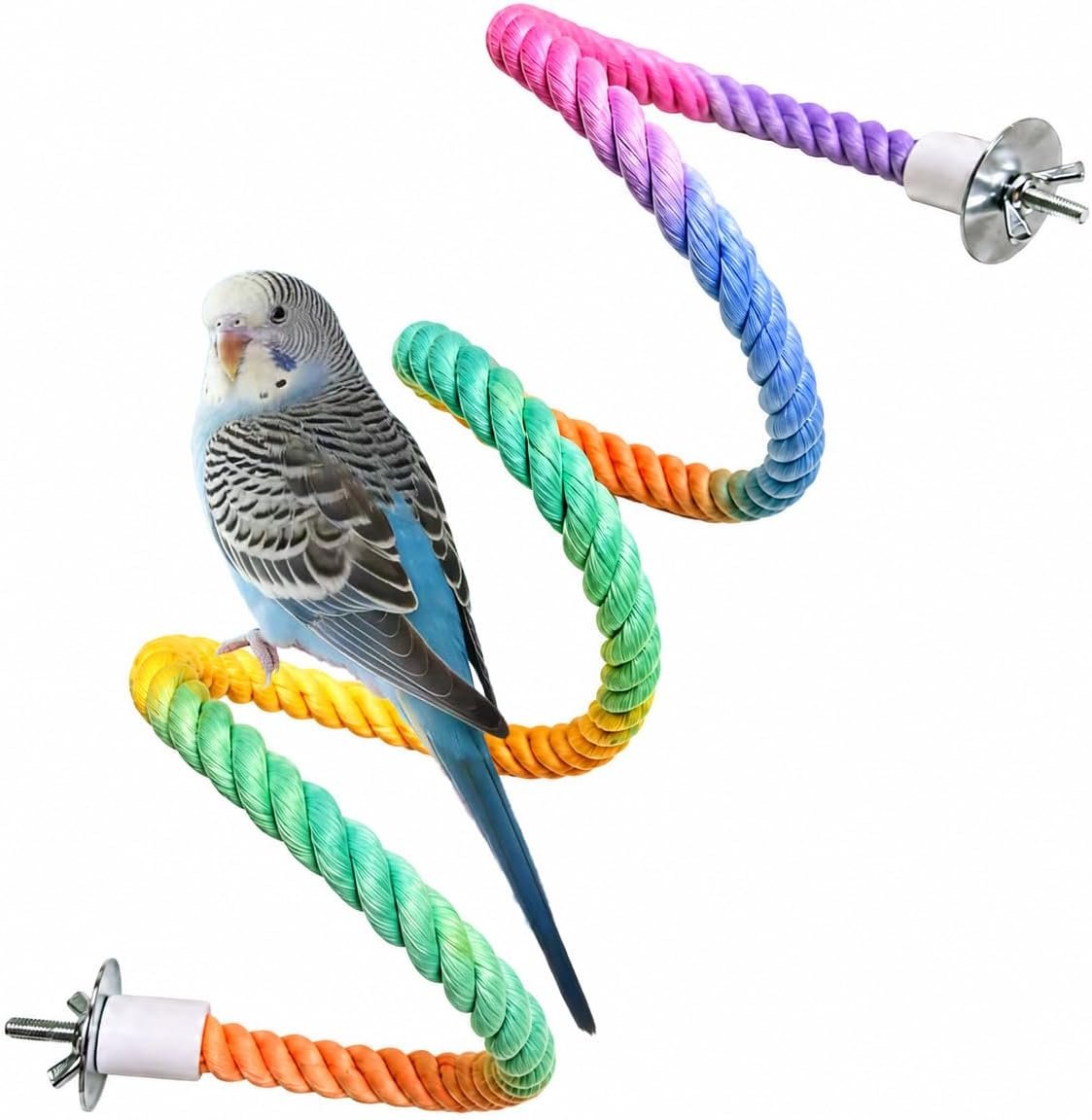 40 Inch Gradient Bird Rope Perch