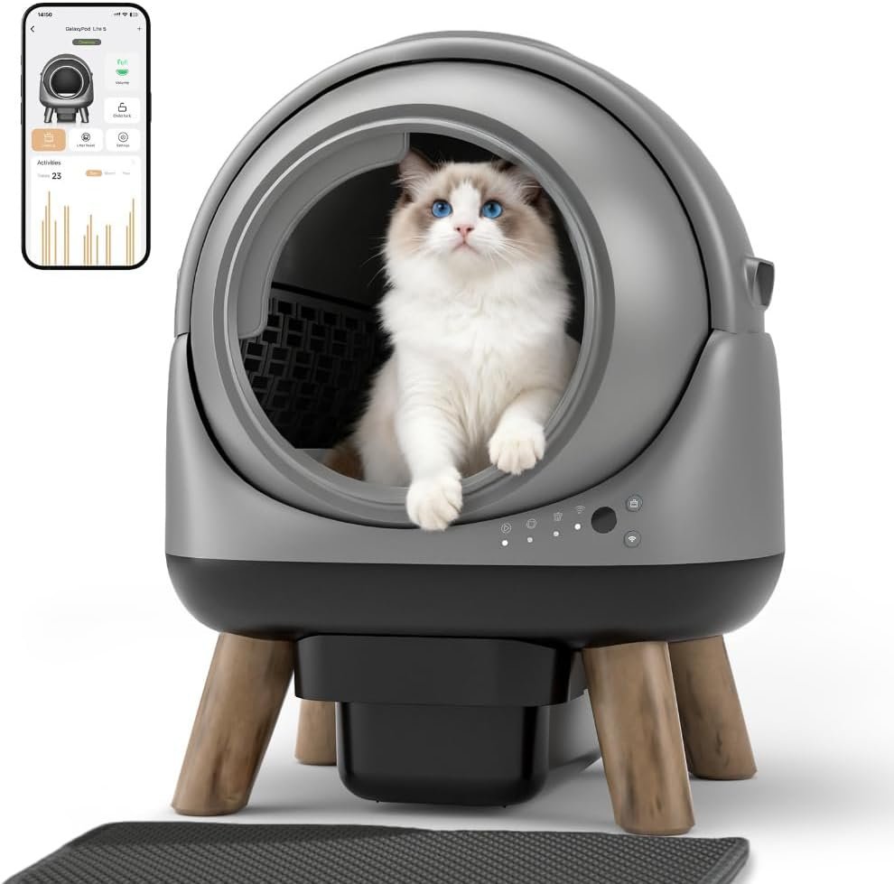 Self-Cleaning Litter Box ZHMZ G1 Automatic Cat Litter Box for Multiple Cats