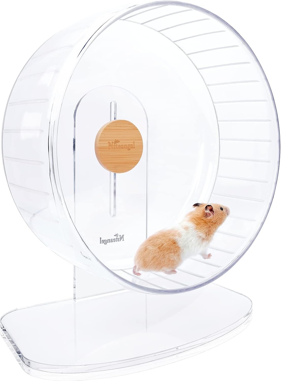 Niteangel Super-Silent Hamster Exercise Wheel: Quiet 12.8″ Running Wheel