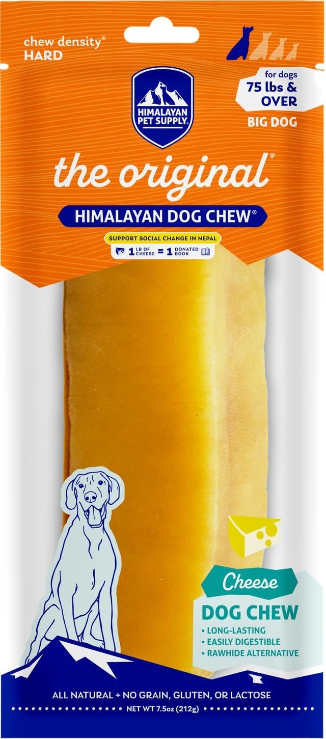 Himalayan Dog Chew, The Original Yak Cheese Chews, 1 XX-Large Big Dog Chew