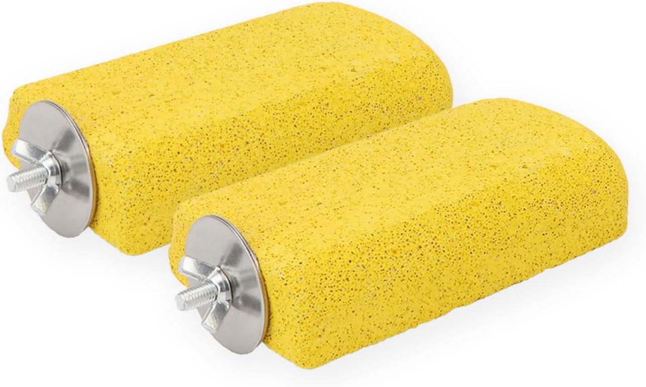 Hypeety Bird Beak Grinding Stone Cage Calcium Mineral Paw Grinding Block