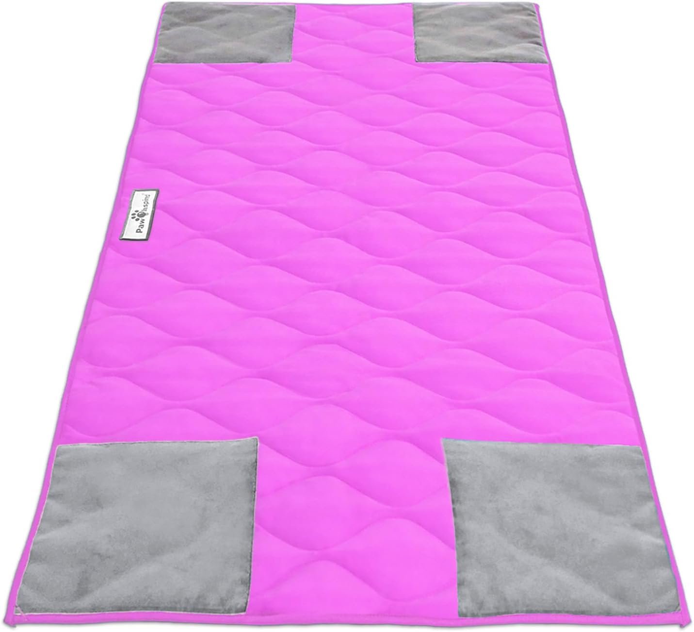 Paw Inspired PopCorner Washable Fleece Cage Liners, Midwest, Pink