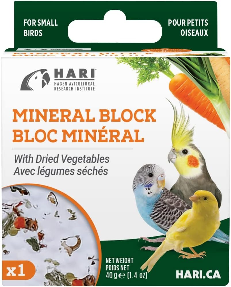 HARI Mineral Block for Birds with Dried Vegetables