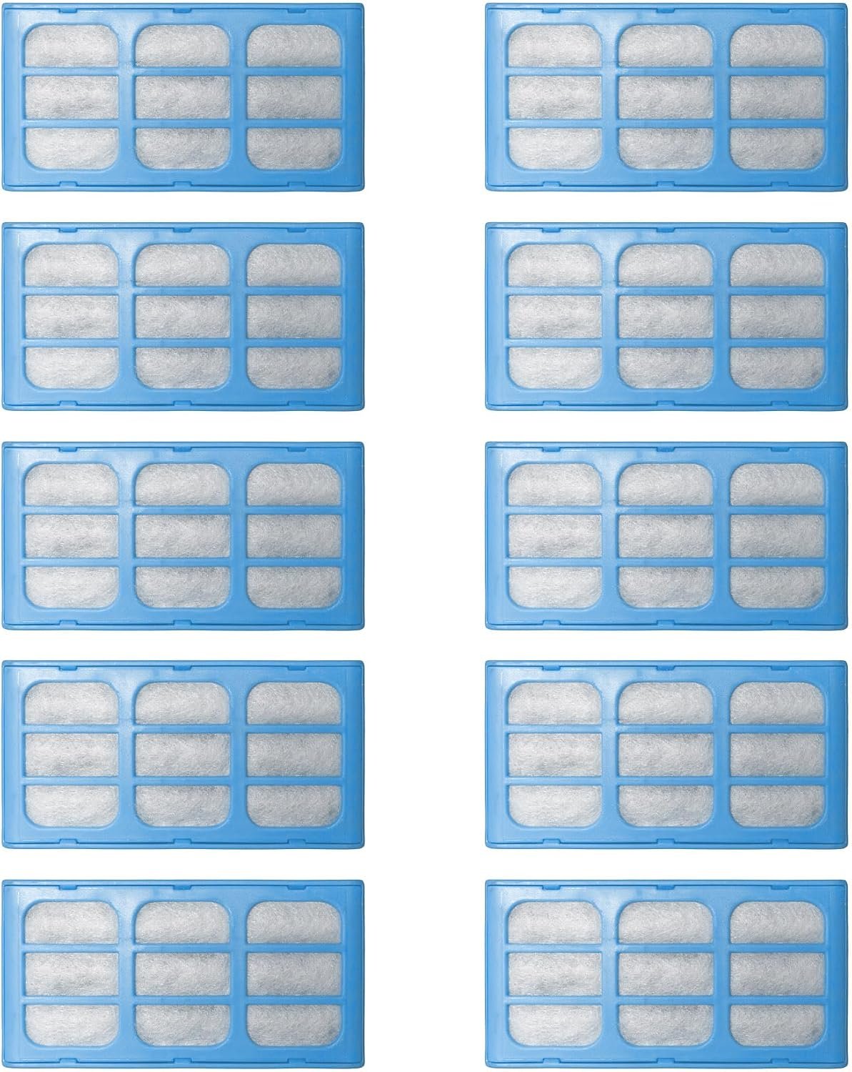 Replacement Water Filter Cartridges for Cat Mate & Dog Mate Fountains, Pack of 10
