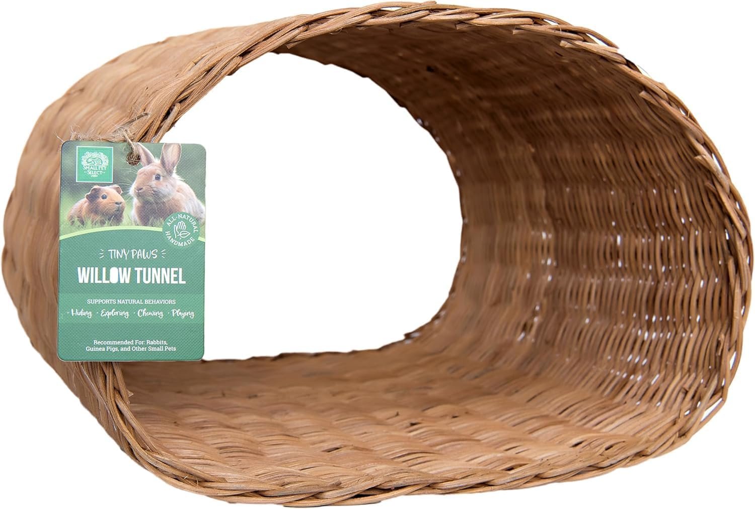 Small Pet Select Tiny Paws Willow Tunnel, Jumbo, 13.5x12x9.5 in