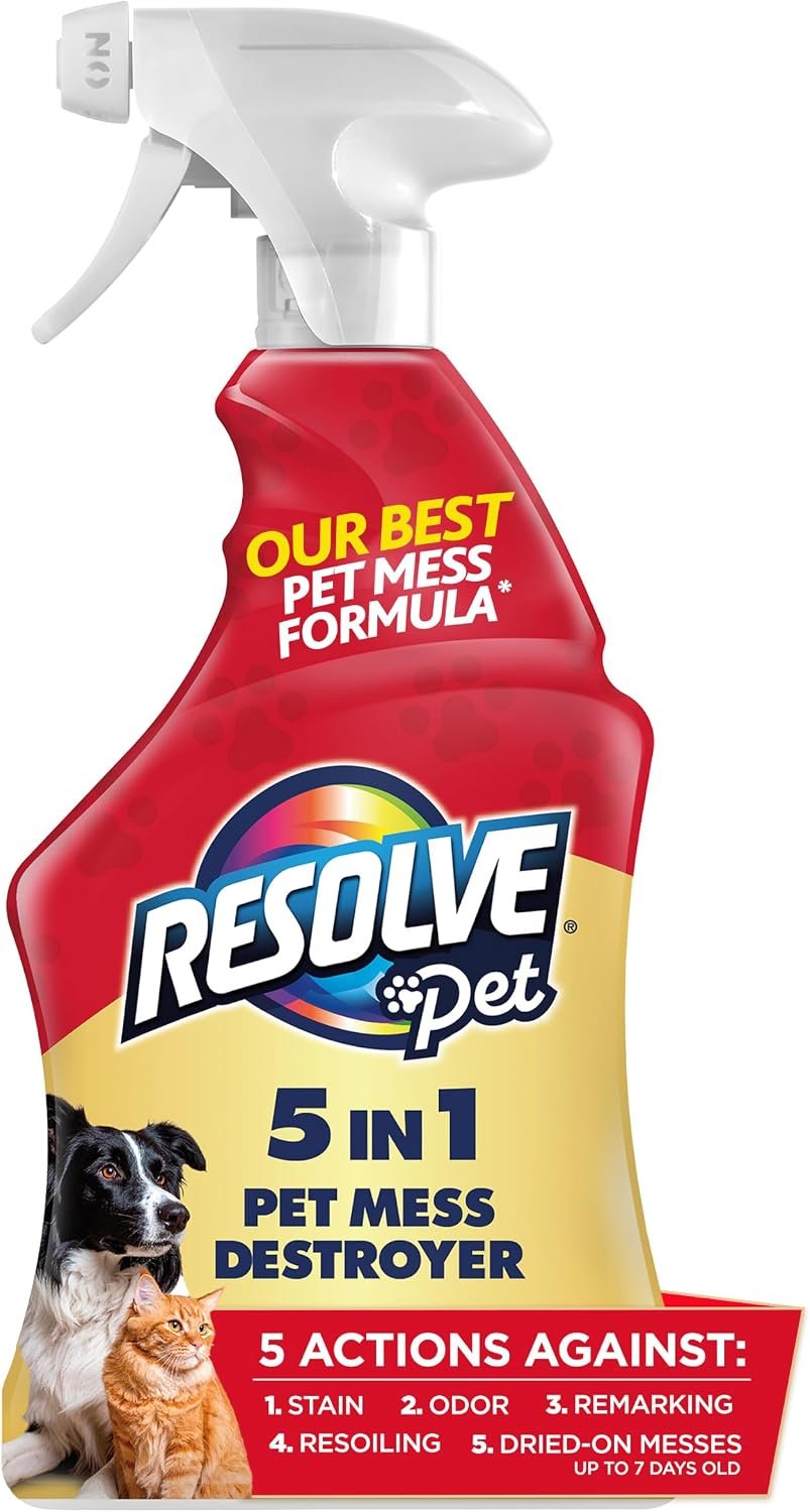 Resolve® 5-in-1 Pet Carpet Cleaner Spray for Stains & Odors, 22oz