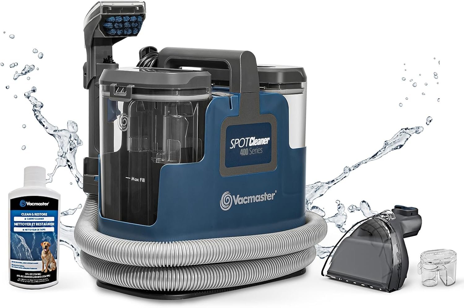 Vacmaster 400 Series Portable Carpet & Upholstery Spot Cleaner Machine
