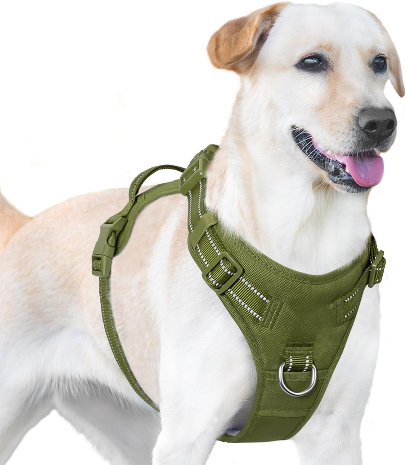 Sunraymascota No Pull Dog Harness Front Clip Handle, Reflective Pupppy Vest