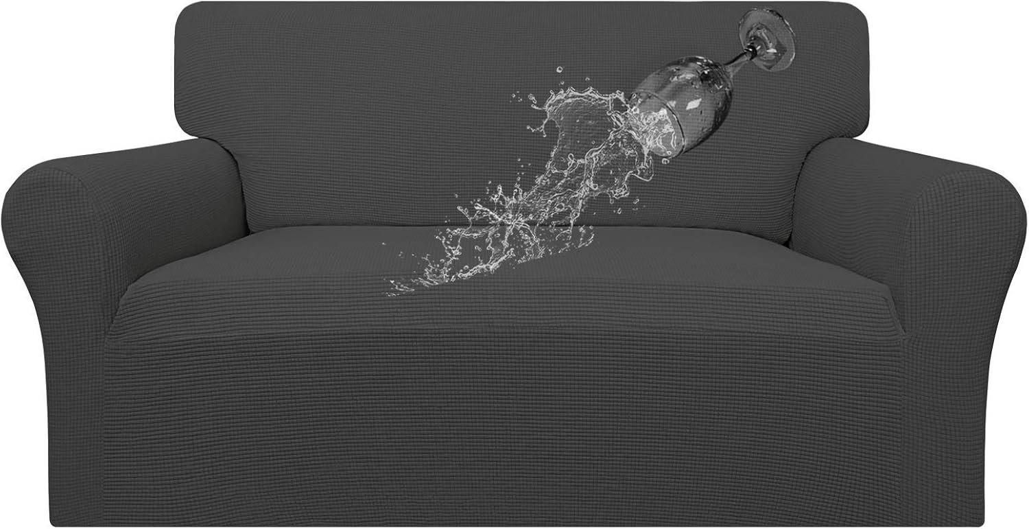 Easy-Going 100% Waterproof Loveseat Couch Cover Stretch Jacquard Sofa Cover