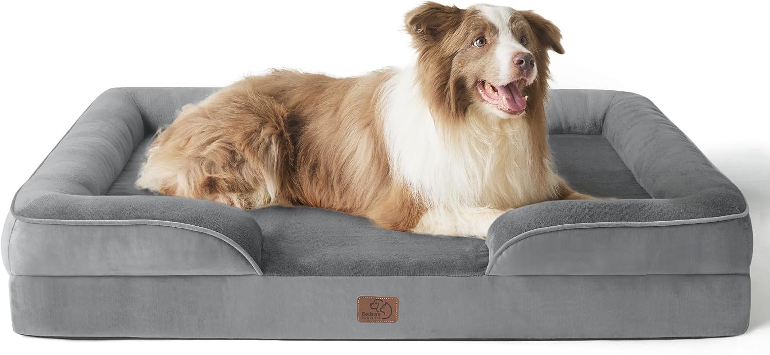 Bedsure Orthopedic Dog Beds Large Sized Dog Washable Original Design