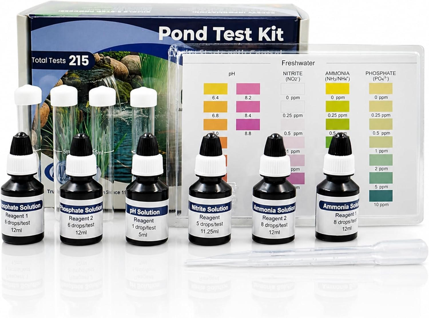 Half Off Ponds 4-in-1 Water Quality Test Kit