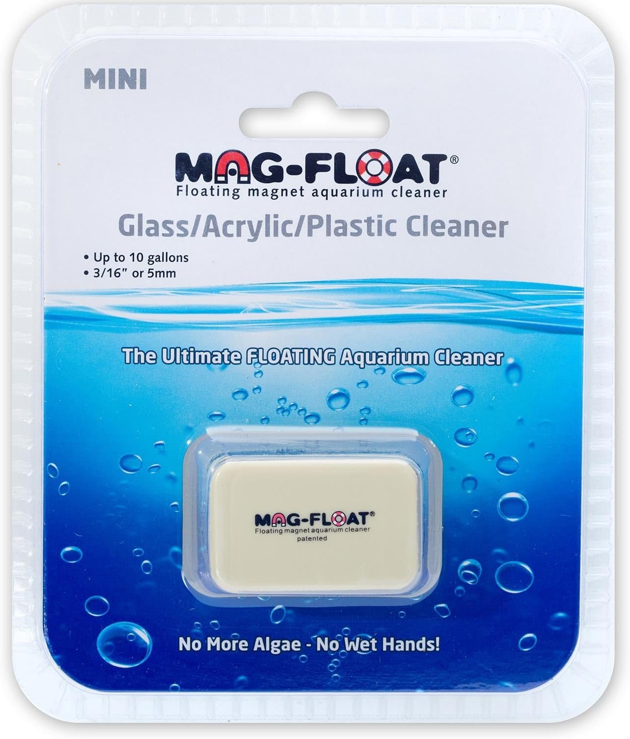 Mag-Float Mini 25 Cleaner for Glass & Acrylic Tanks| Magfloat Magnetic Betta Fish Tank Cleaner | Magnet Cleaning Tool for Aquarium Scrubber Brush Cleaning Tool
