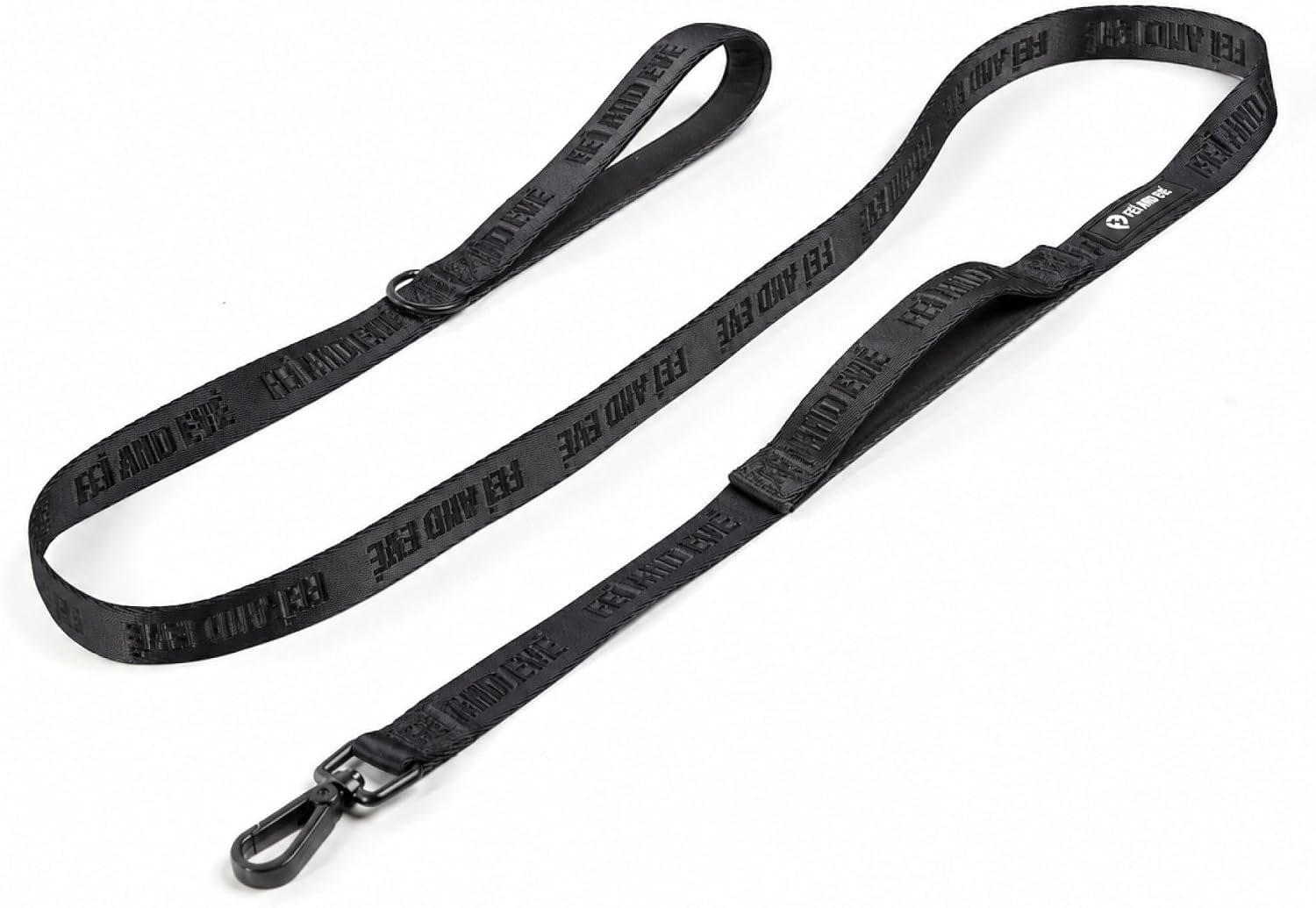 Fei & Eve Premium Dual Handle Dog Leash, Padded Handles, Traffic Handle
