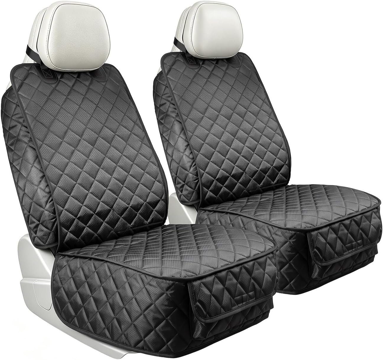 2 Pack Dog Car Seat Cover for Front Seat, Waterproof Car Seat Protector