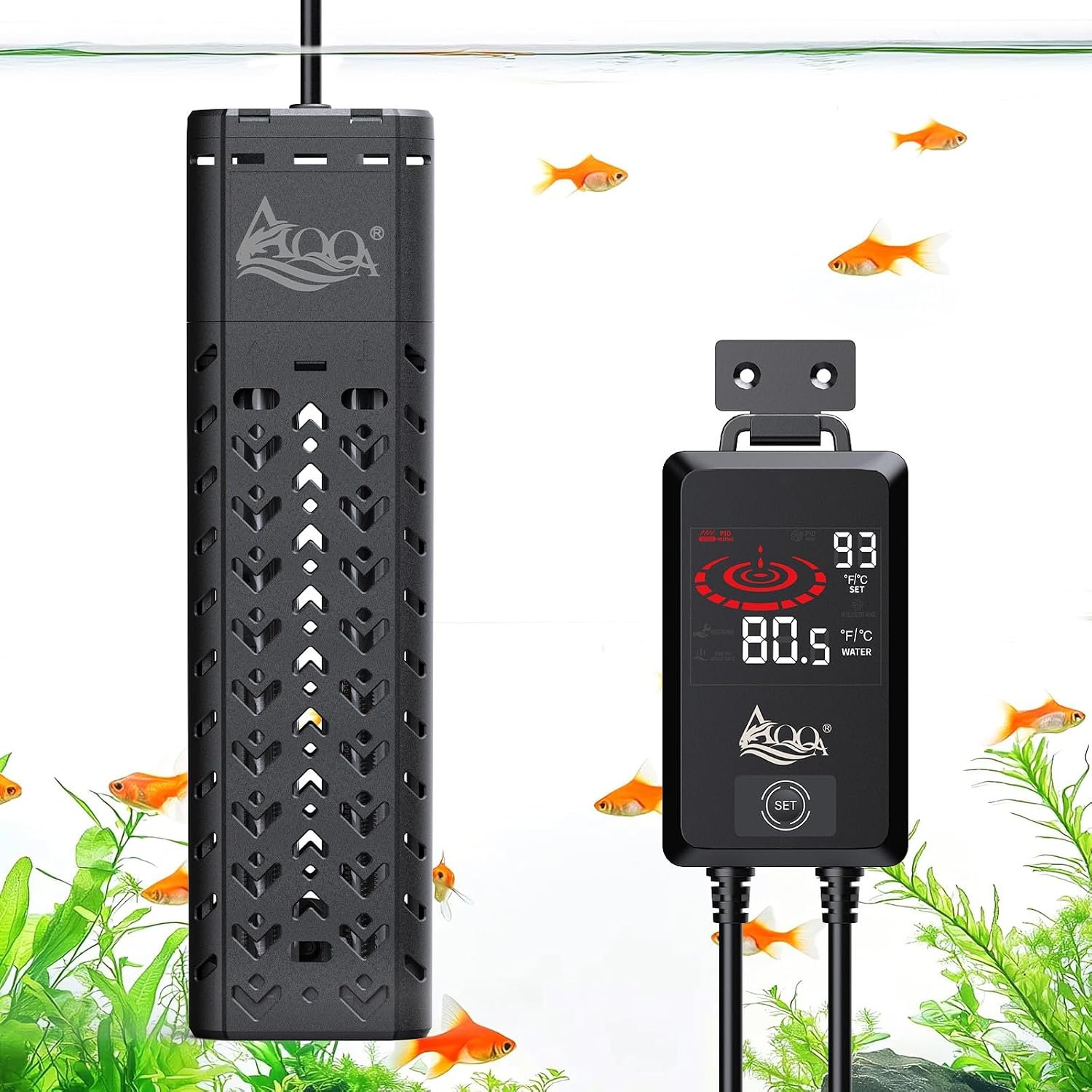 AQQA Aquarium Heater 1200W for 170-290 Gallon Large Fish Tank