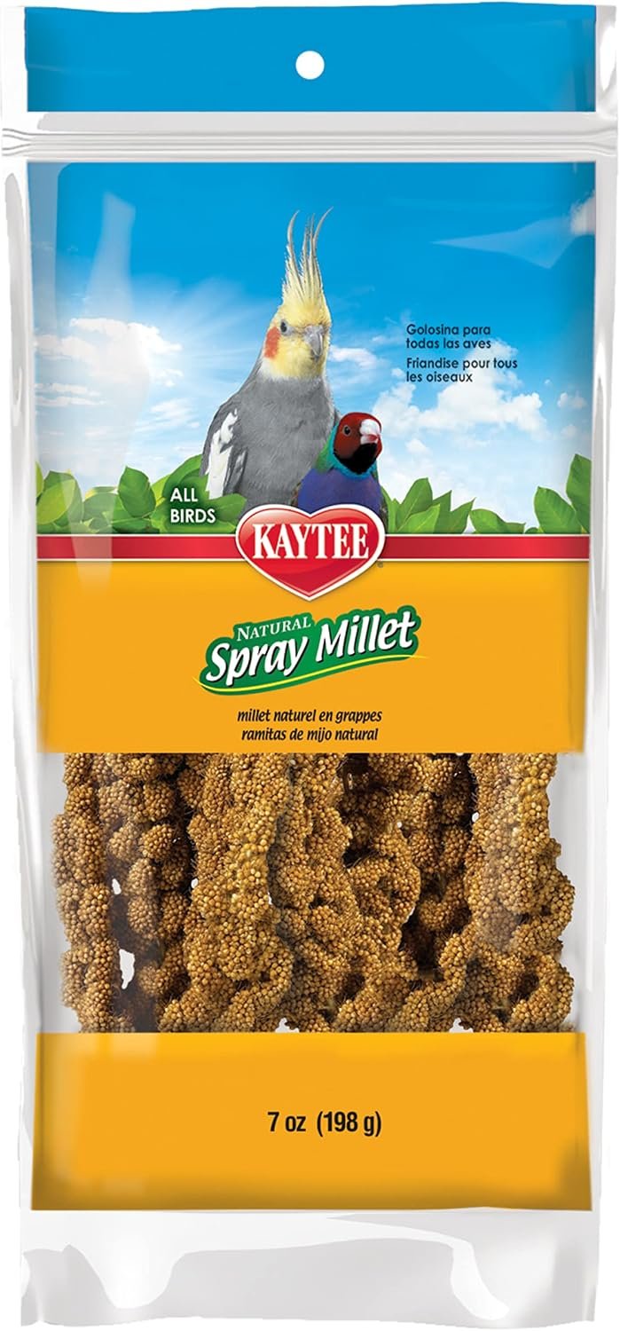 Kaytee Spray Millet Treat for Pet Birds, 7 oz