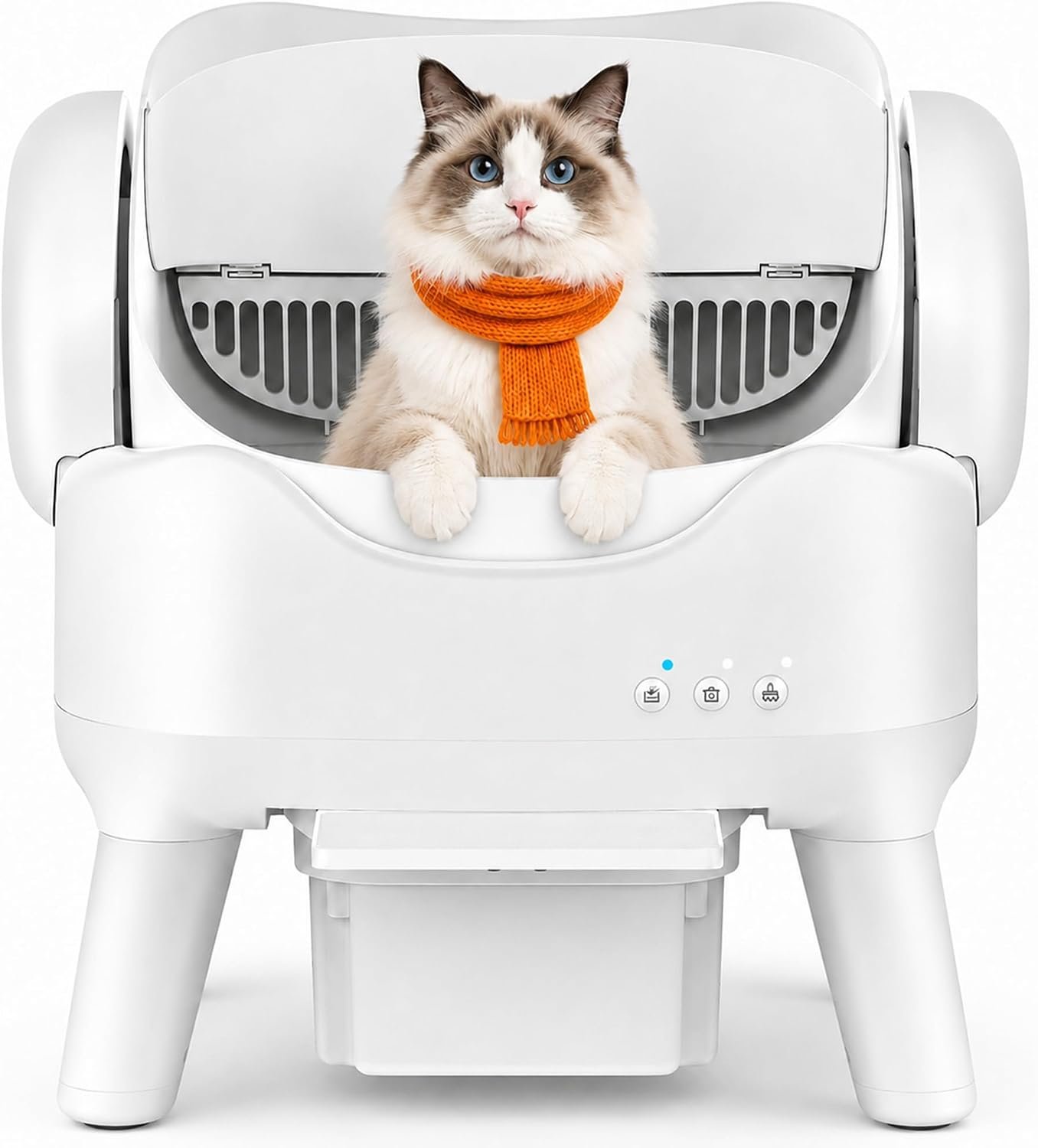 RPZ Self Cleaning Litter Box, Automatic Litter Box for Multiple Cats