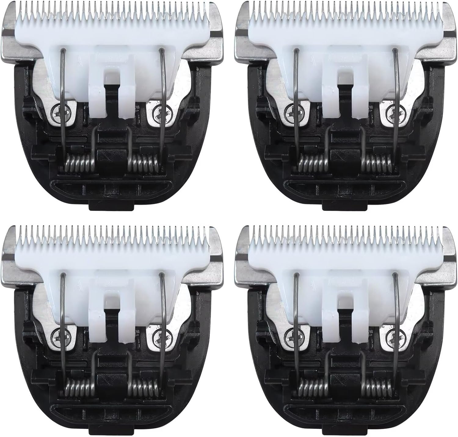 2026 New Replacement Blades Compatible with Oneisall Dog Hair Vacuum and Dog Grooming Kit, Low Noise Pet Clipper Replacement – Pack of 4