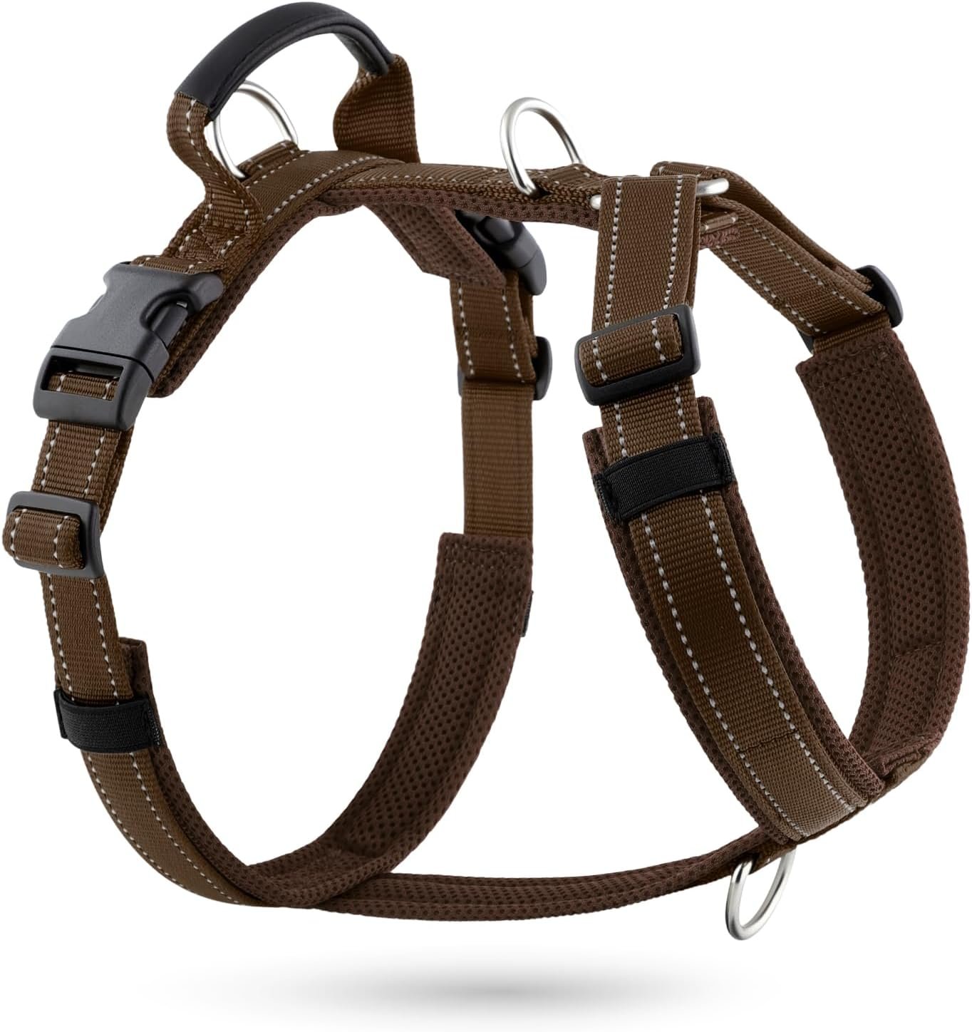 No Pull Dog Harness with Handle, Reflective Soft Mesh Padded Vest