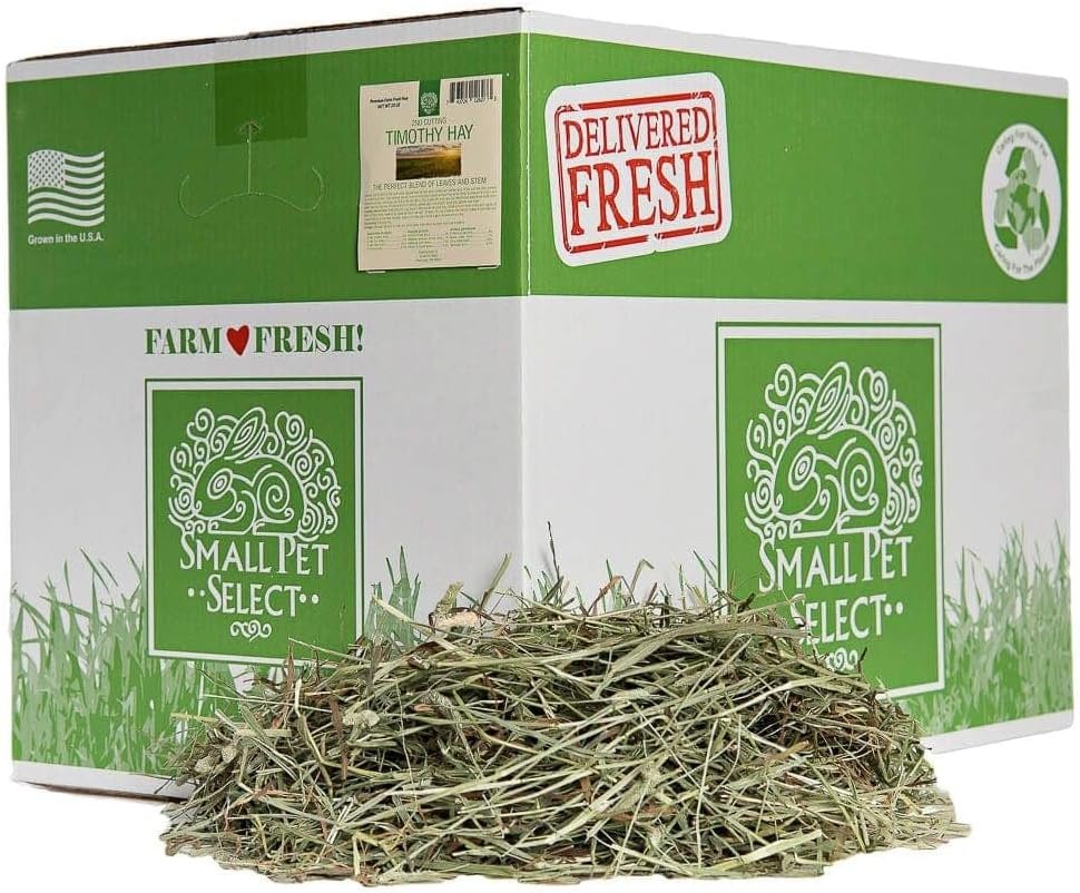 Small Pet Select 2nd Cutting Timothy Hay for Rabbits & Guinea Pigs, 20 lb