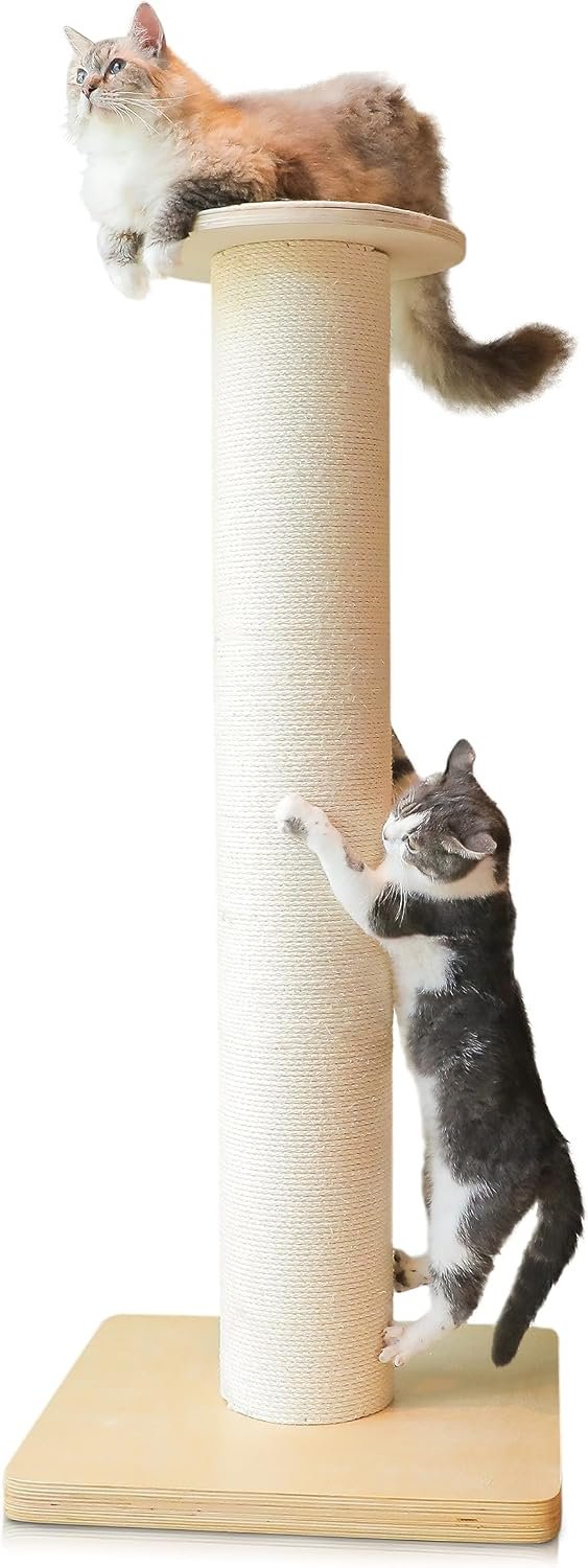 50″ Tall Cat Scratching Post, Extra-Large Post for Large Cats