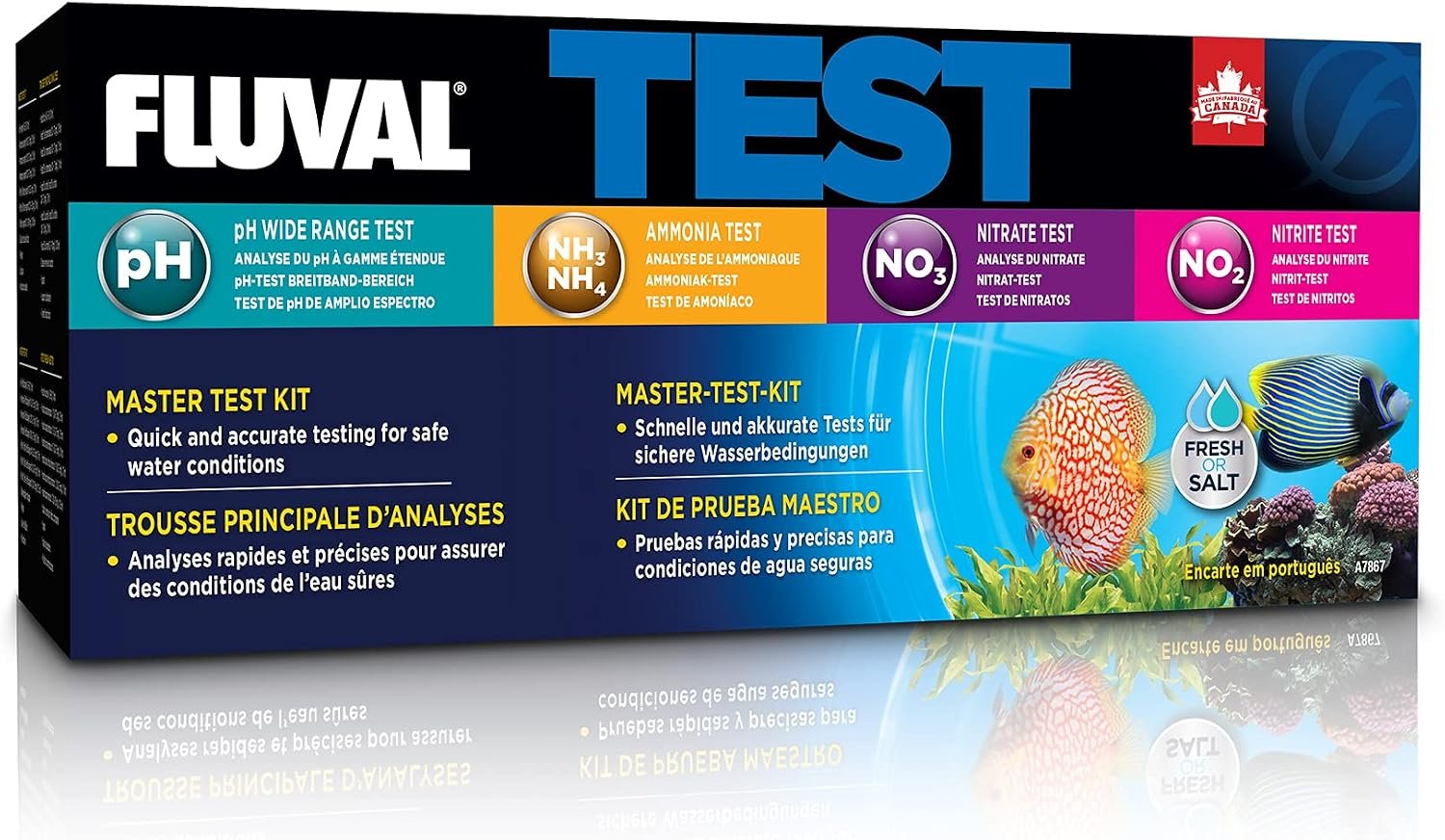 Fluval Master Test Kit for Aquarium Water