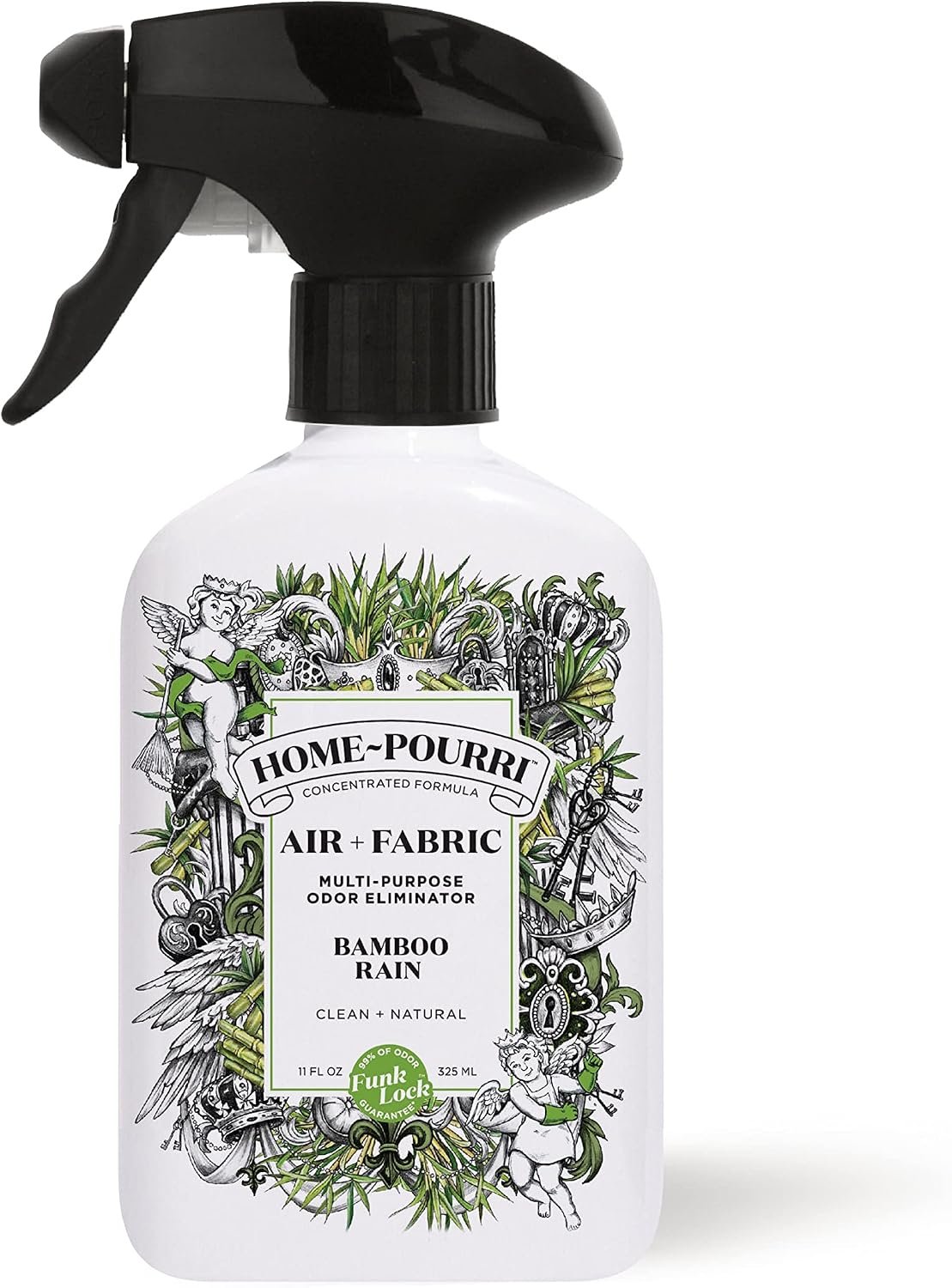 Home-Pourri Air + Fabric Odor Freshener Spray, Bamboo Rain, 11 Fl Oz