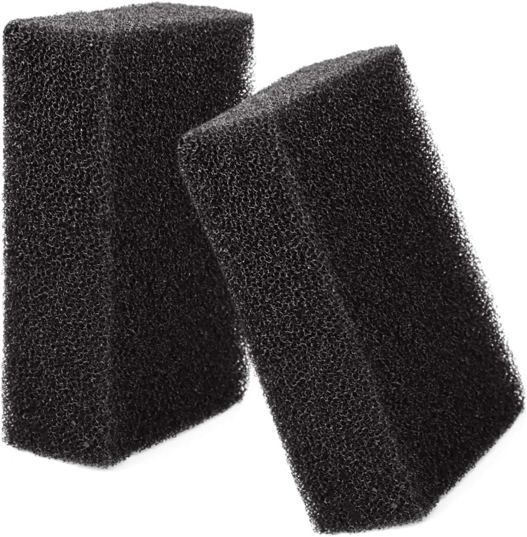 2 Pack 7.5″x4.7″x2.75″Aquarium Filter Foam Pads, Cut-to-Size
