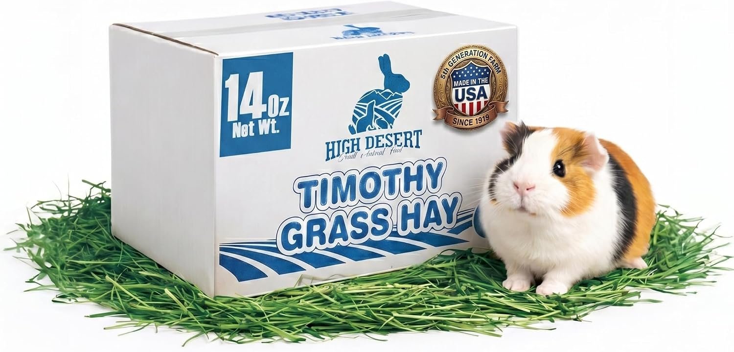 High Desert 2nd Cutting Timothy Hay for Rabbits, Guinea Pigs, 14 oz