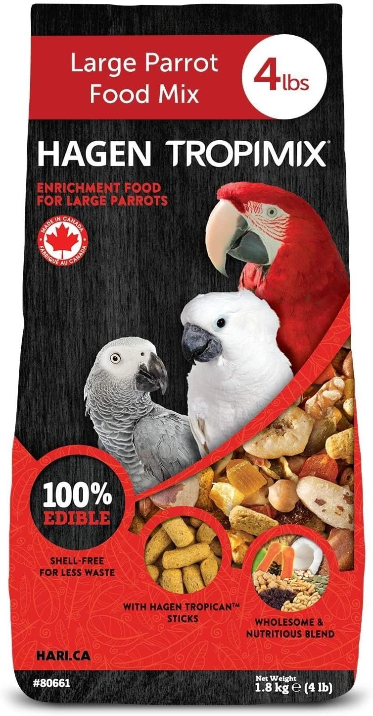 Hari Tropimix Large Parrot Food Mix – 4 lb Bag
