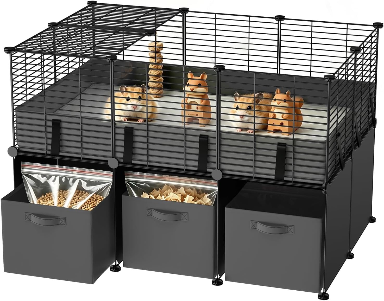 Guinea Pig Cages Small Animal Playpen with Waterproof PVC Liner