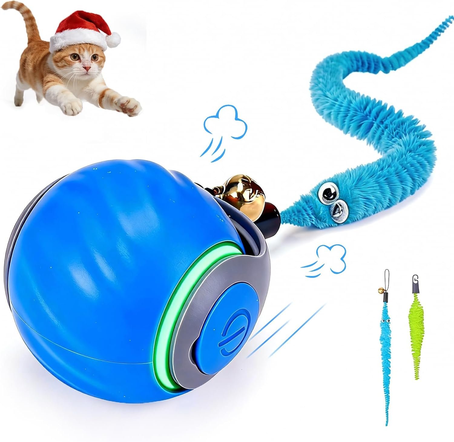 Smart Cat Toy Ball, Automatic Rolling Interactive Cat Toys