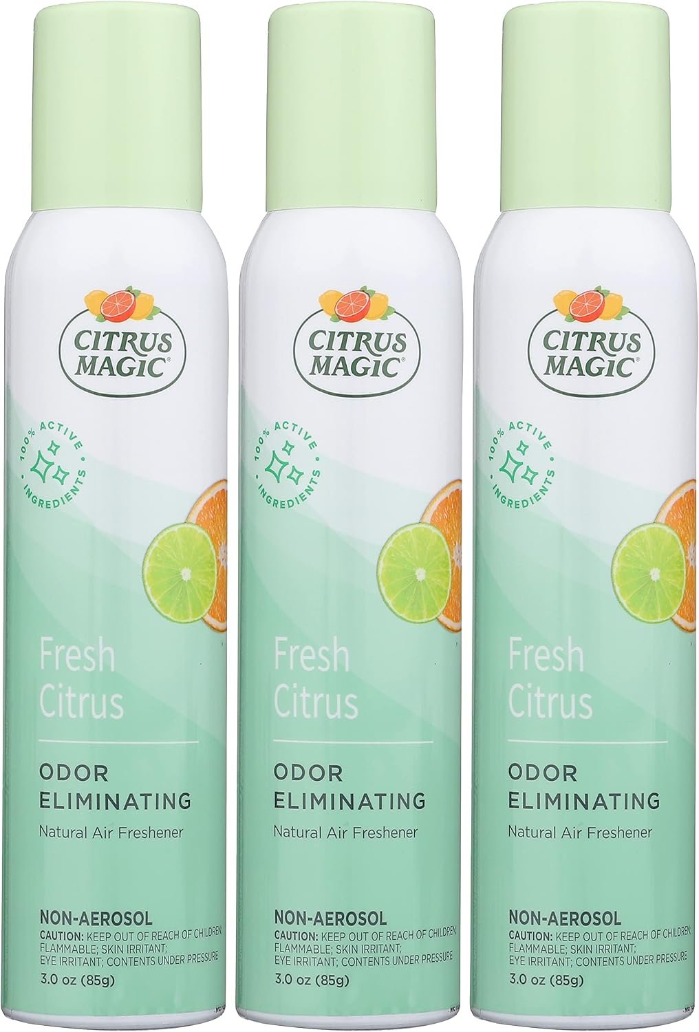 Citrus Magic Air Freshener Spray, Fresh Citrus, 3 Ounce, Pack of 3