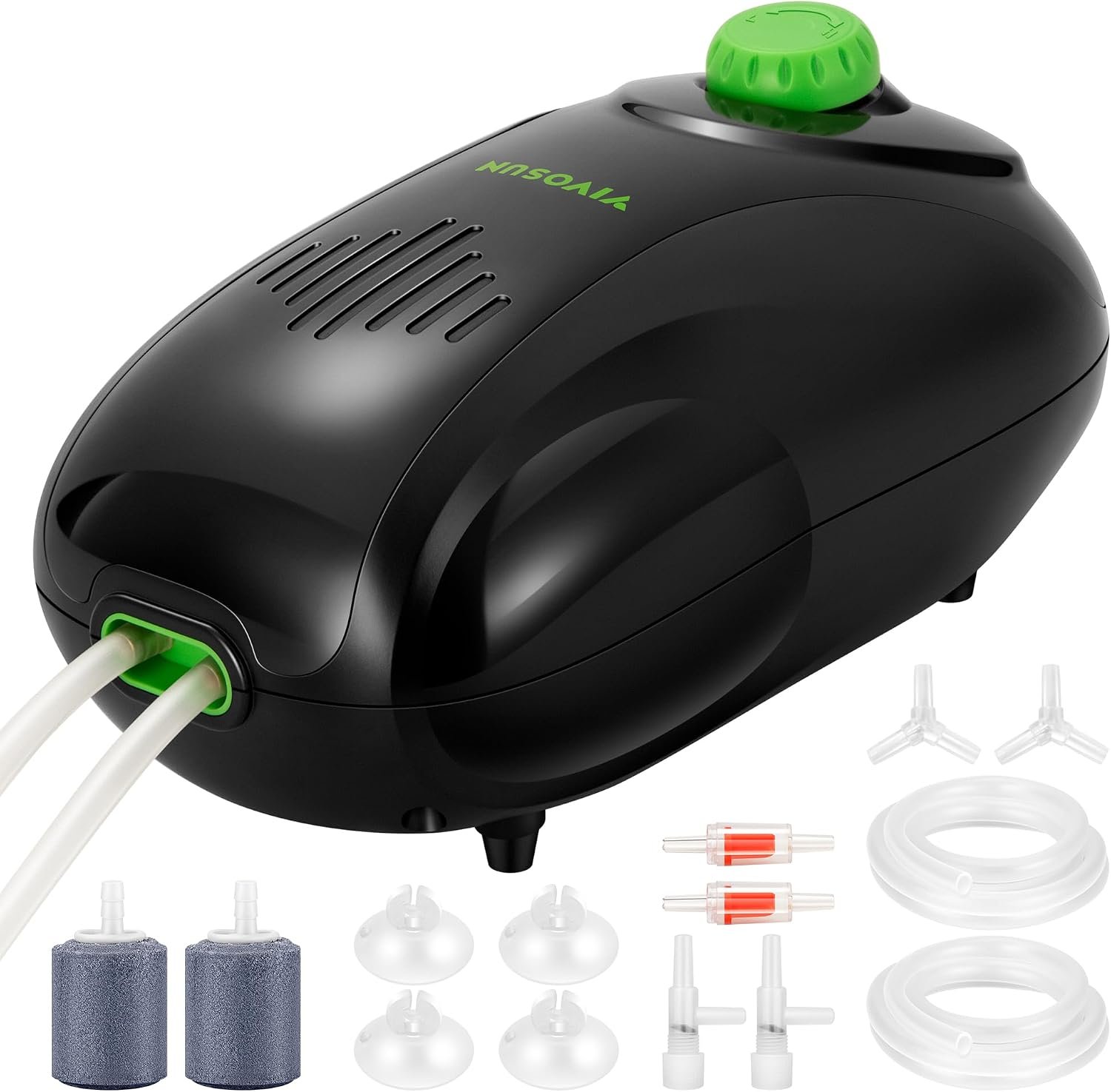 VIVOSUN 160 GPH Aquarium Air Pump Kit, Aerator for 20-300 Gallons Fish Tank