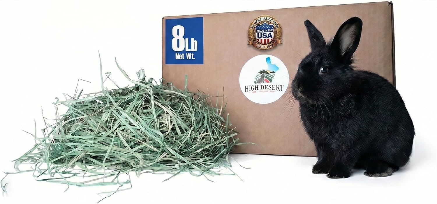 High Desert Orchard Grass Hay for Rabbits, Guinea Pigs, Chinchillas, 8 lb