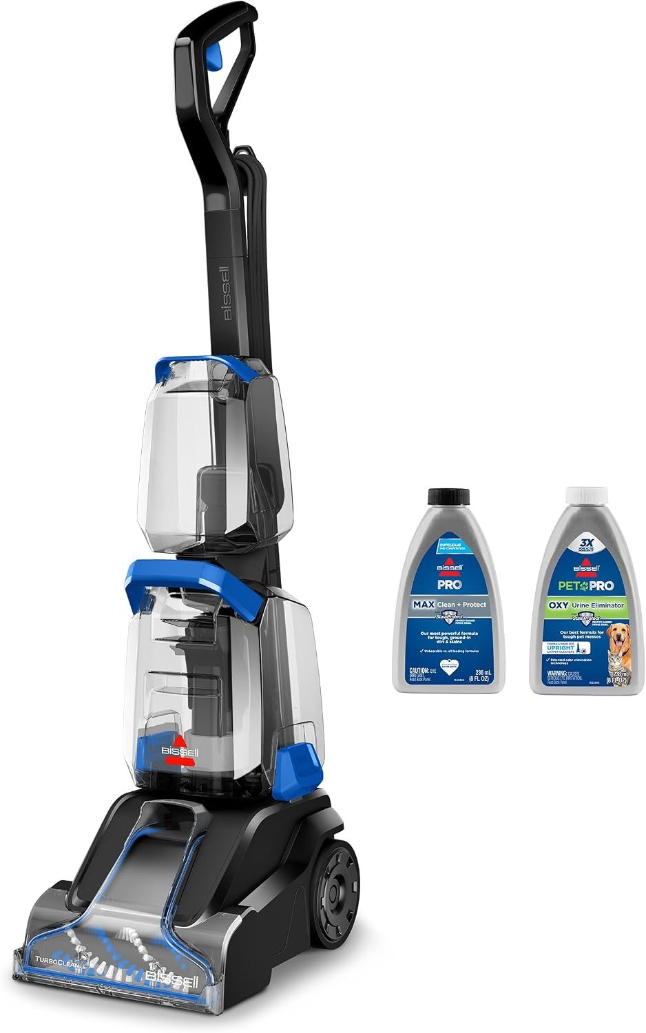 BISSELL TurboClean Upright Carpet Cleaner, OXY Formula, 3952